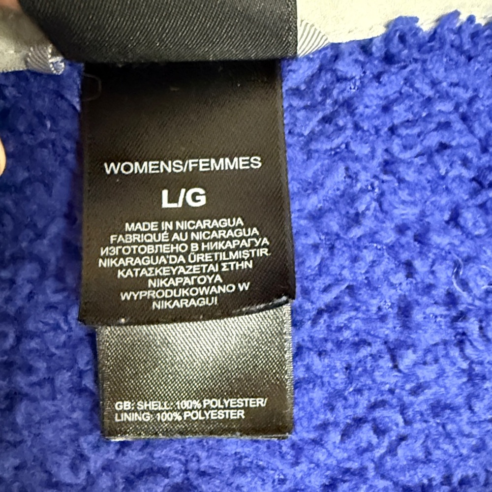 The North Face Royal Blue Fleece Jacket - Picture 3 of 7